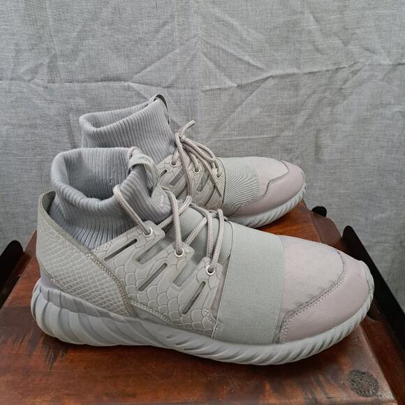 %Adidas Tubular Doom Metallic Silver 2016 Size 13 Men A53 main image 6